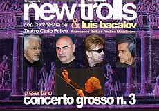 New Trolls: Gianni Belleno, Giorgio D'Adamo, Vittorio Descalzi, Nico Di Palo e Luis Bacalov. Concerto Grosso N.3, Il tour e l'album 