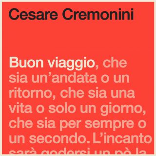 Cesare Cremonini - Buon Viaggio (Share the Love) (Radio Date: 27-03-2015)