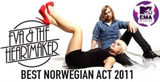 Eva & The Heartmaker vincono il Best Norwegian Act!!!